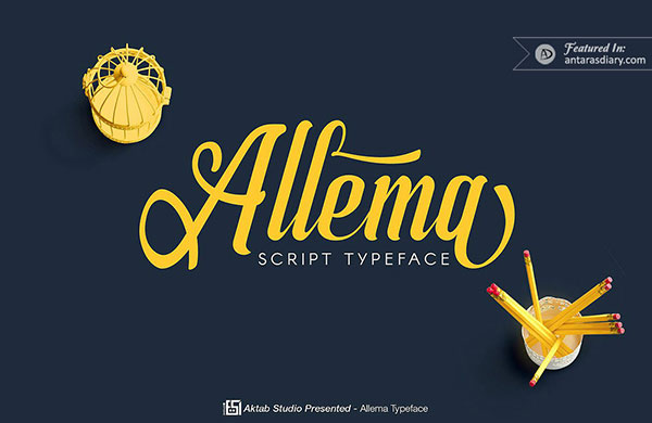 Allema Script Font