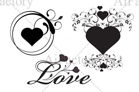 55 Free Ornamental Heart Vector Files For Valentine's Day
