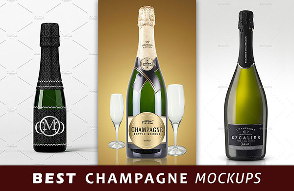Download Best Champagne Bottle Mockup Files Antara S Diary