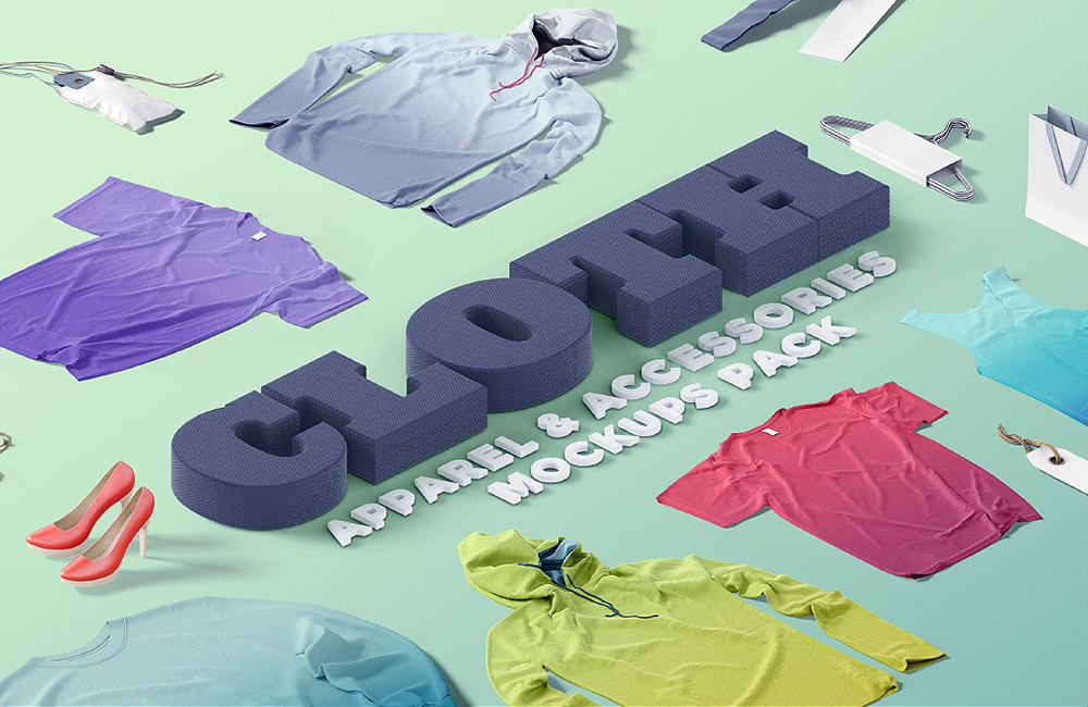 Download Mockup Scene Creator Cloth Apparel Fashion Accessories PSD Mockup Templates