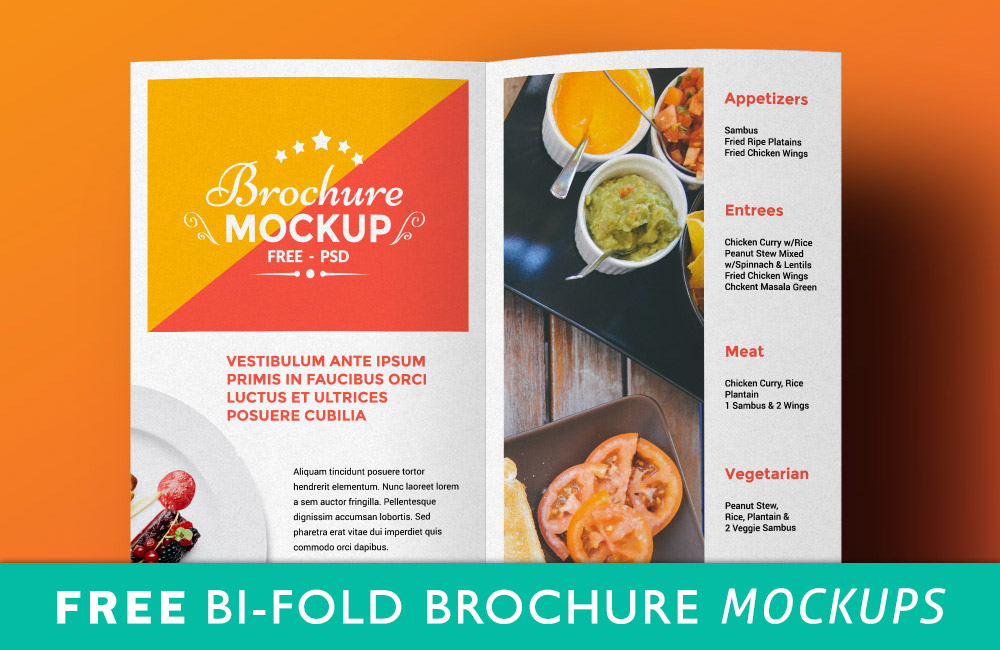 Download 20 Free Bi Fold Brochure Psd Mockups Antara S Diary