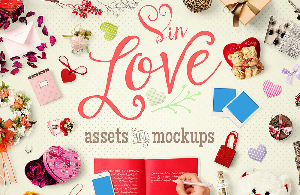 Download Mockup Scene Creator Valentine Antara S Diary