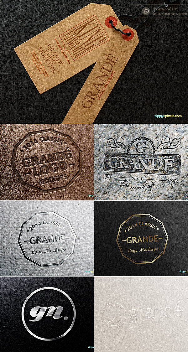 photorealistic 7 free mockups logo Photorealistic vector Logo Mockups  7  12.000 Free logos