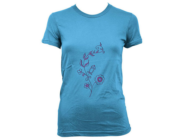 Download WOMEN T-SHIRT TEMPLATE PSD